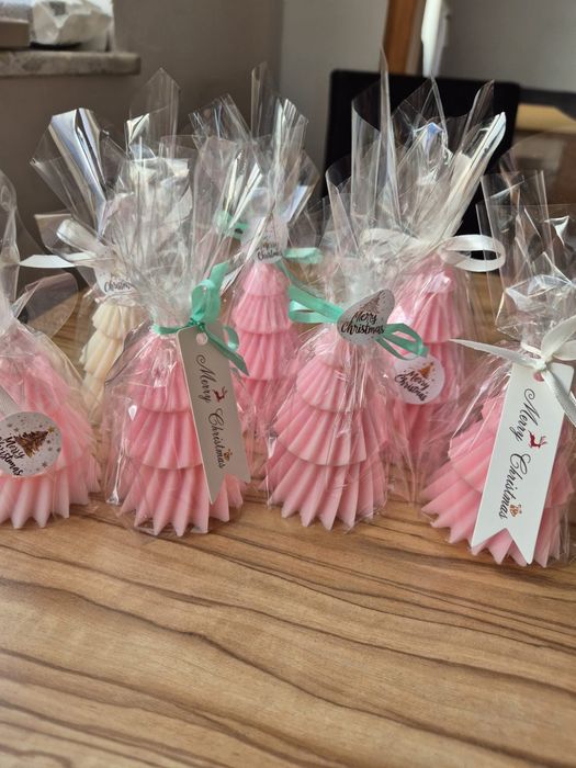 Swiece sojowe recznie robione