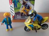 Playmobil 70380 - Motocykl Wyścigowy "Ścigacz" oraz figurka Startera