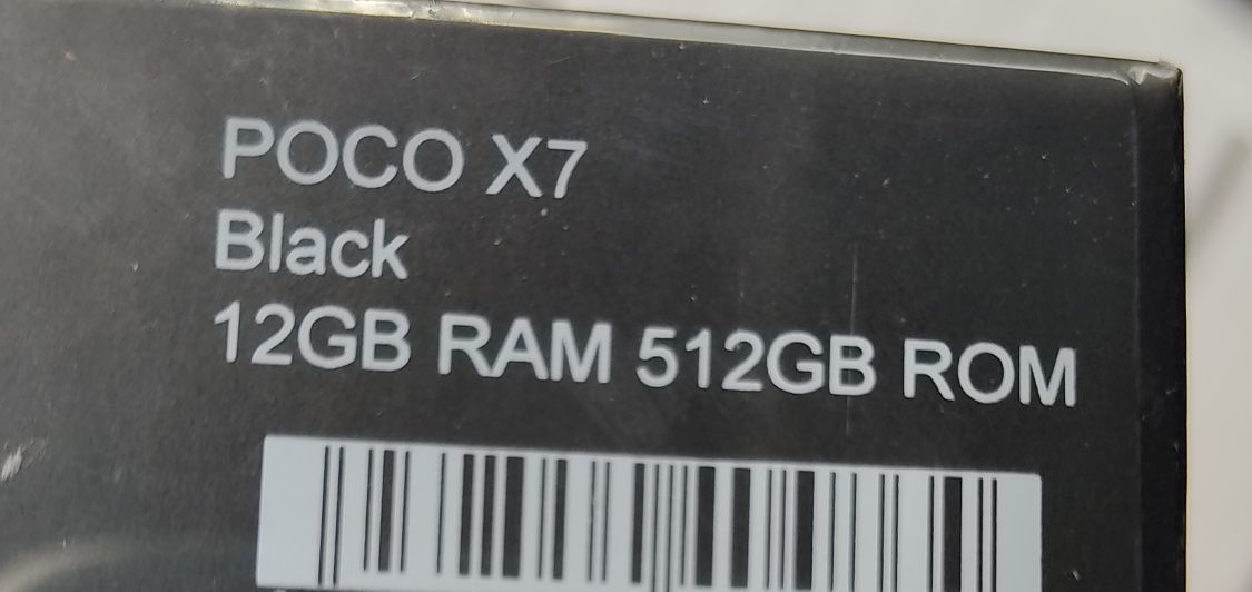 Poco x7 5g 12G Ram 512Rom