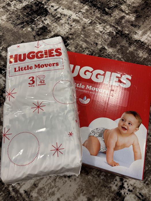 Продам підгузки Huggies Little Movers 3 (4-9 кг) 42 шт