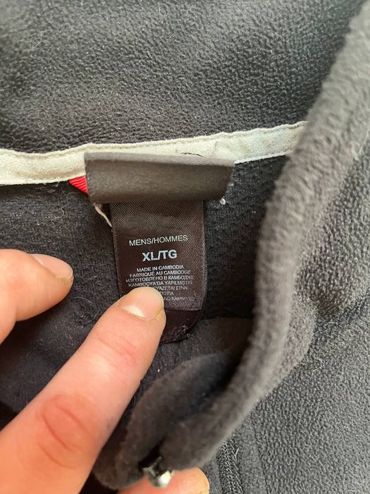 Флисовая кофта the north face xl