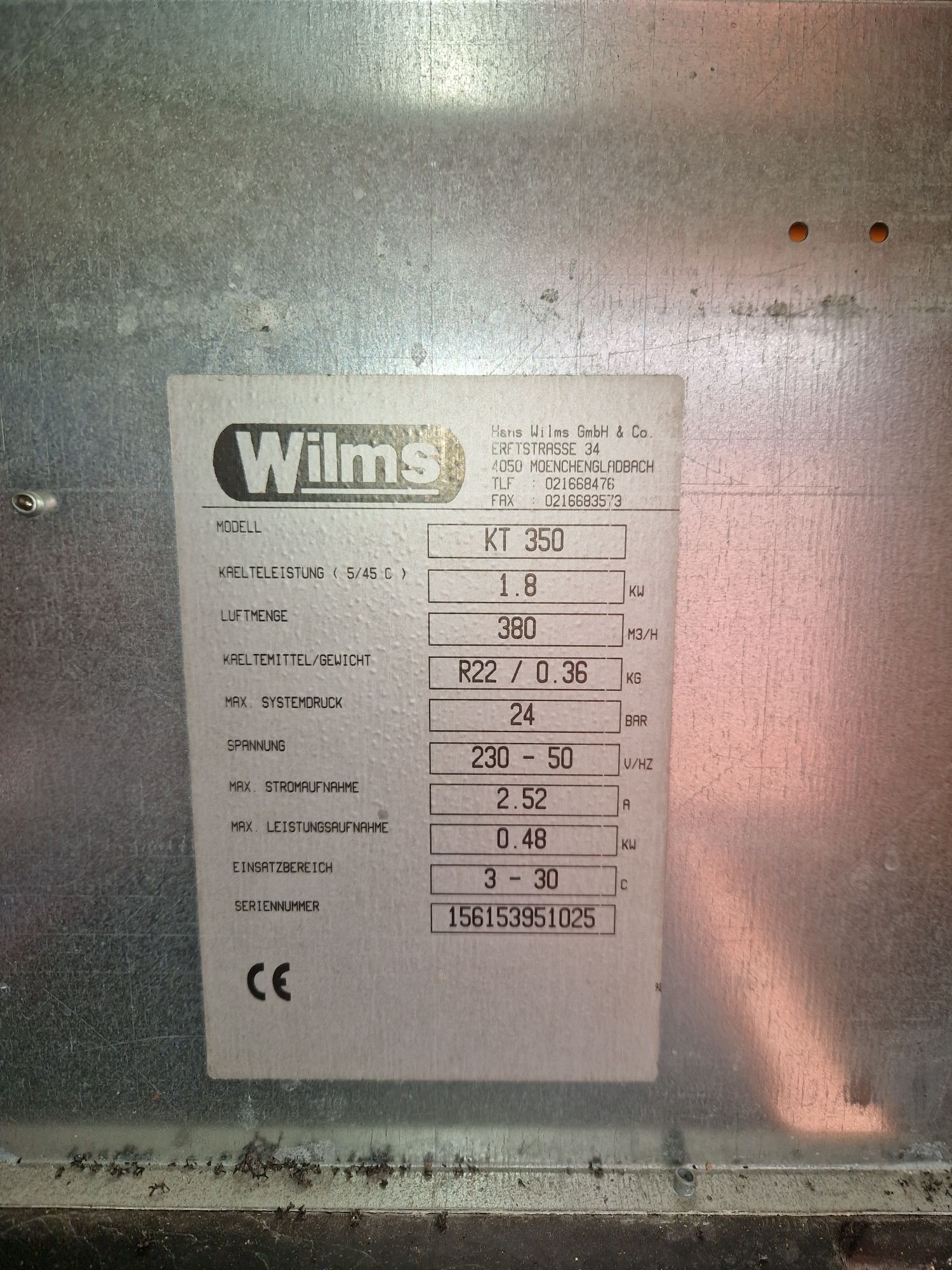 Osuszacz budowlany przemysłowy WILMS KT 350