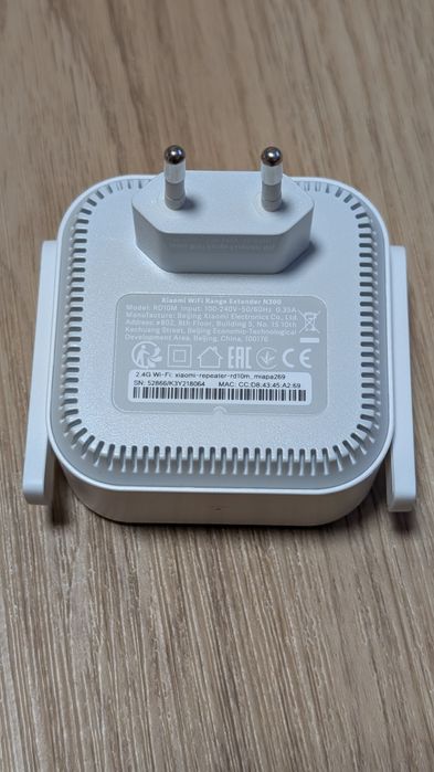 Ретранслятор Xiaomi WiFi Range Extender N300 (DVB4398GL)