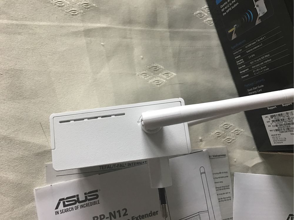 Wzmacniacz Wifi Asus RP-N12 wireless N300