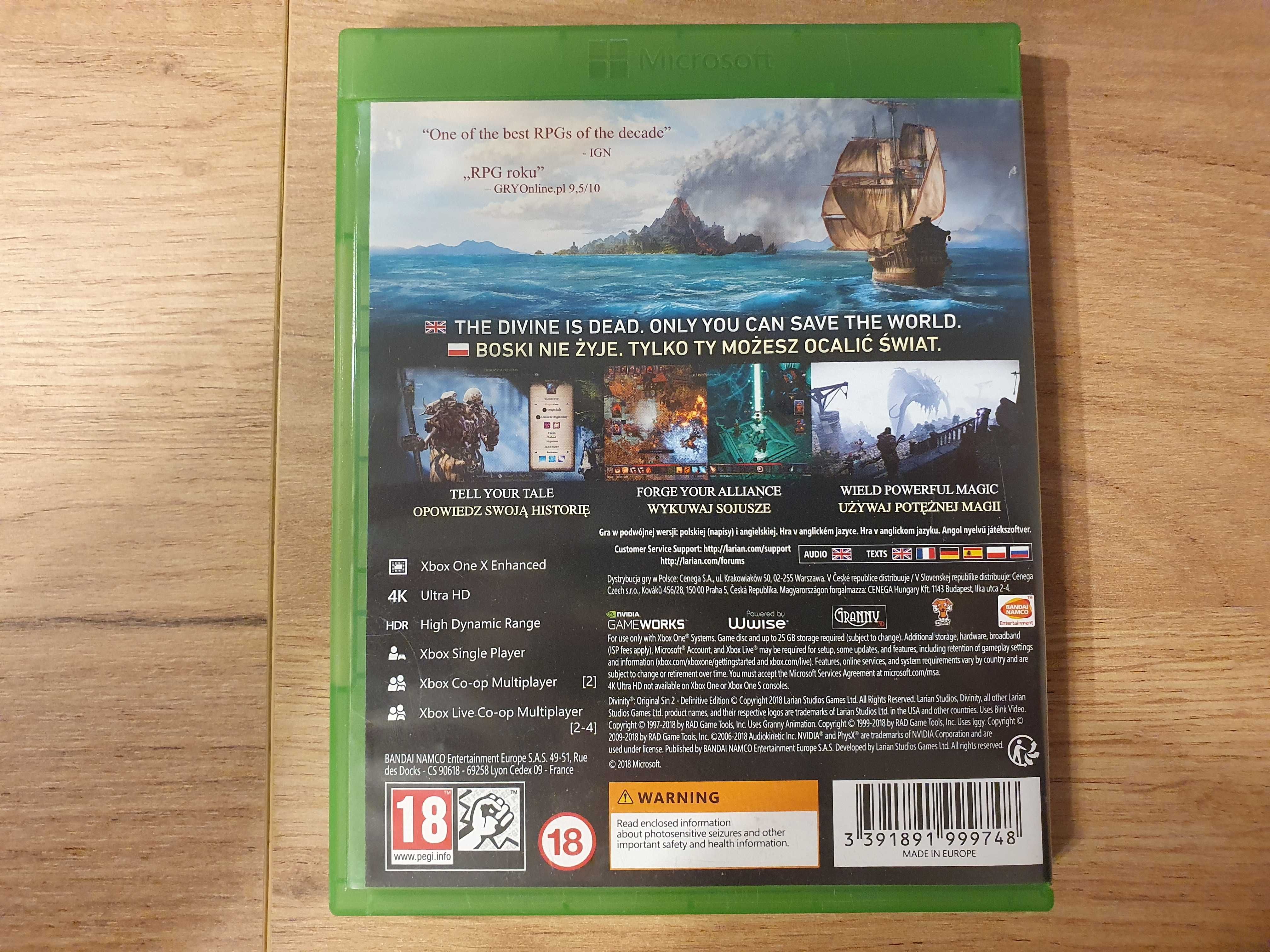 Gra Divinity: Original Sin II - Definitive Edition [Xbox One]