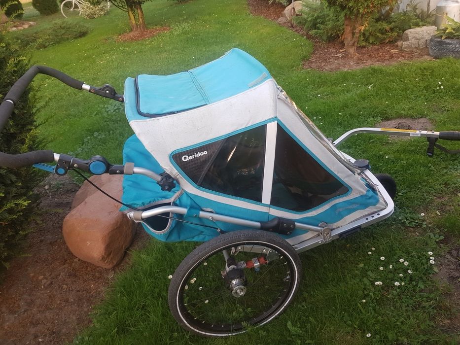 Riksza przyczepka rowerowa wózek do roweru  2w1