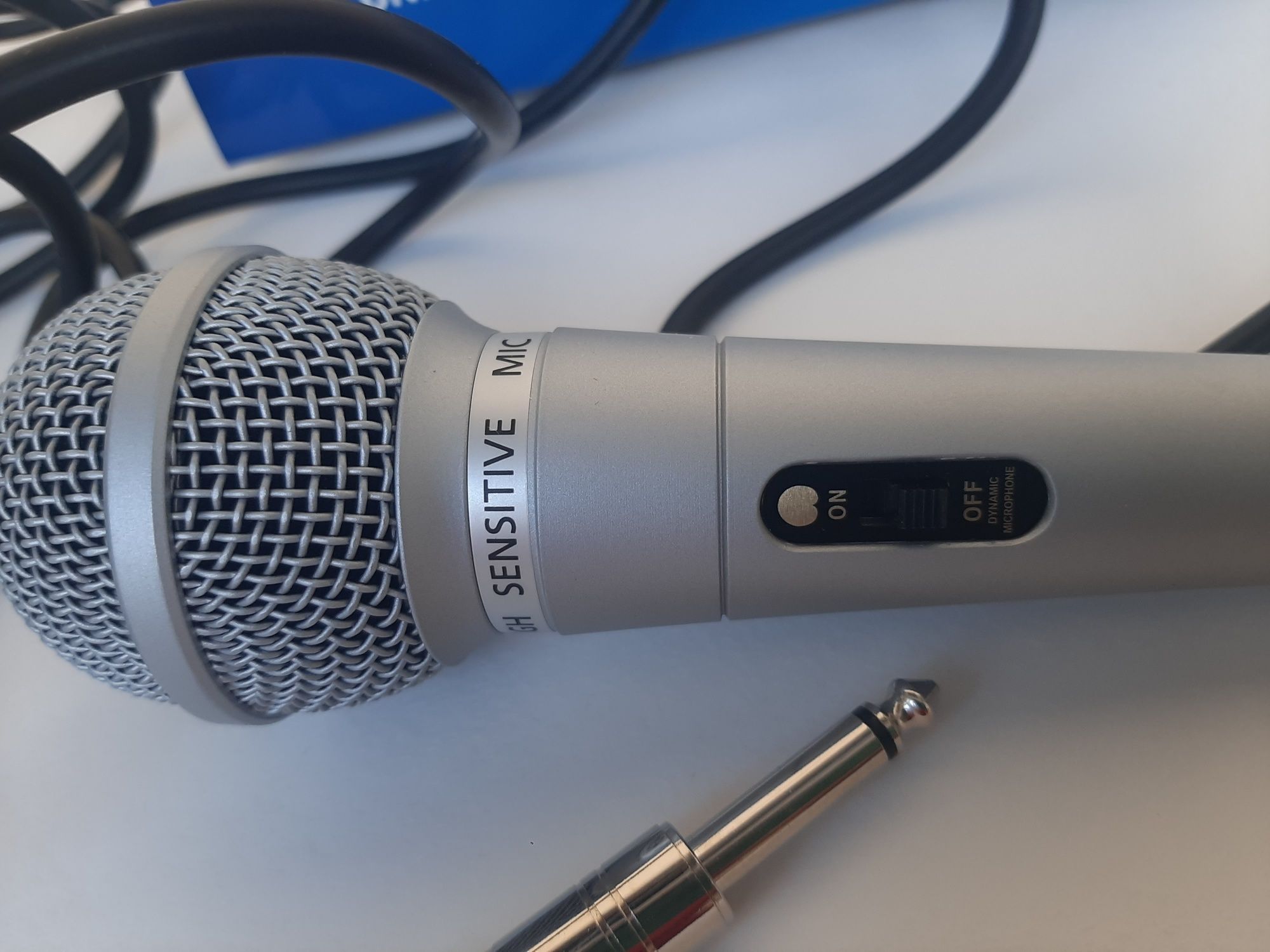 Микрофон BBK новый. Длина провода 4,5 метра
