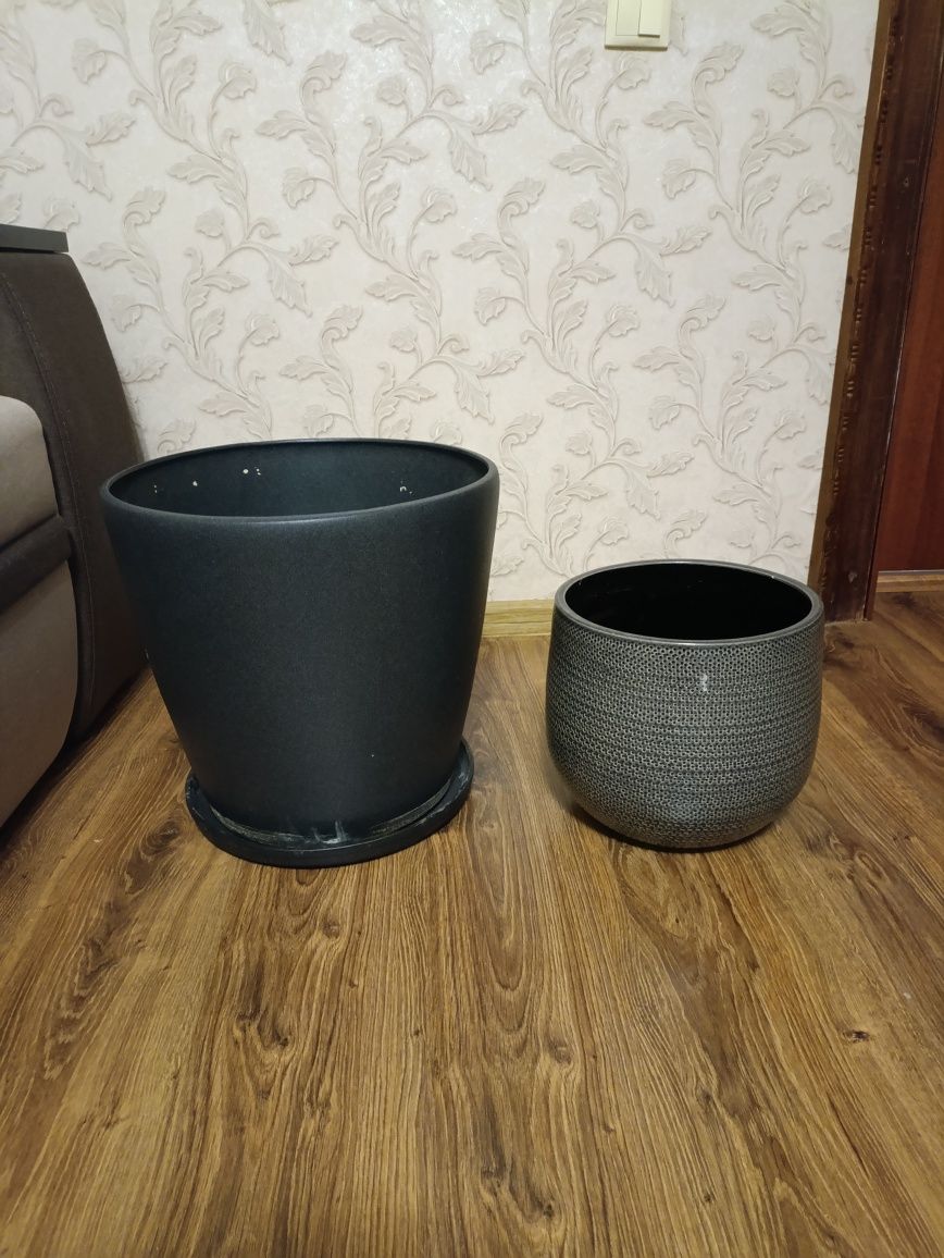 Керамический горшок для цветов 40 л и 15 л