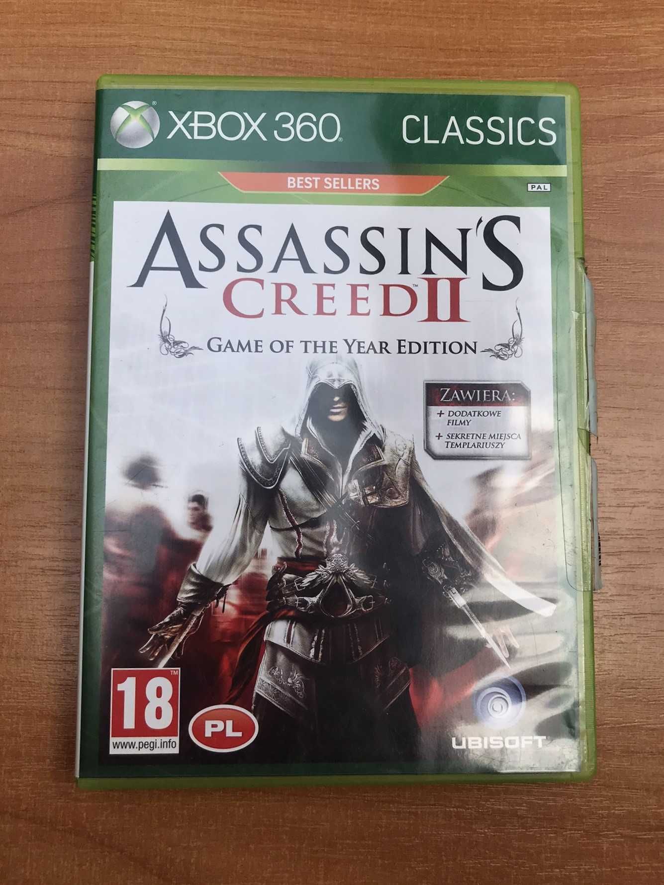 Assassin’s Creed II 2 gra na Xbox 360 płyta oryginalna