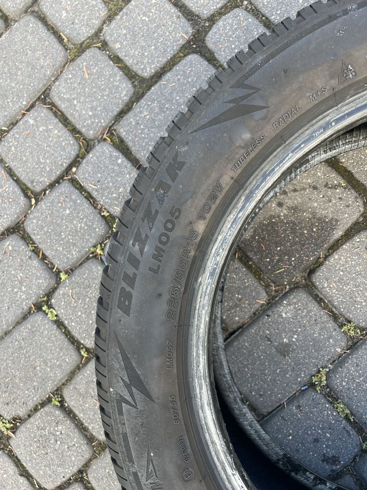Opony zimowe bridgestone 225/55/18