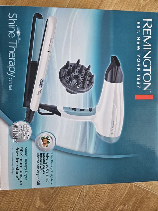 Zestaw suszarka z prostownicą Remington
