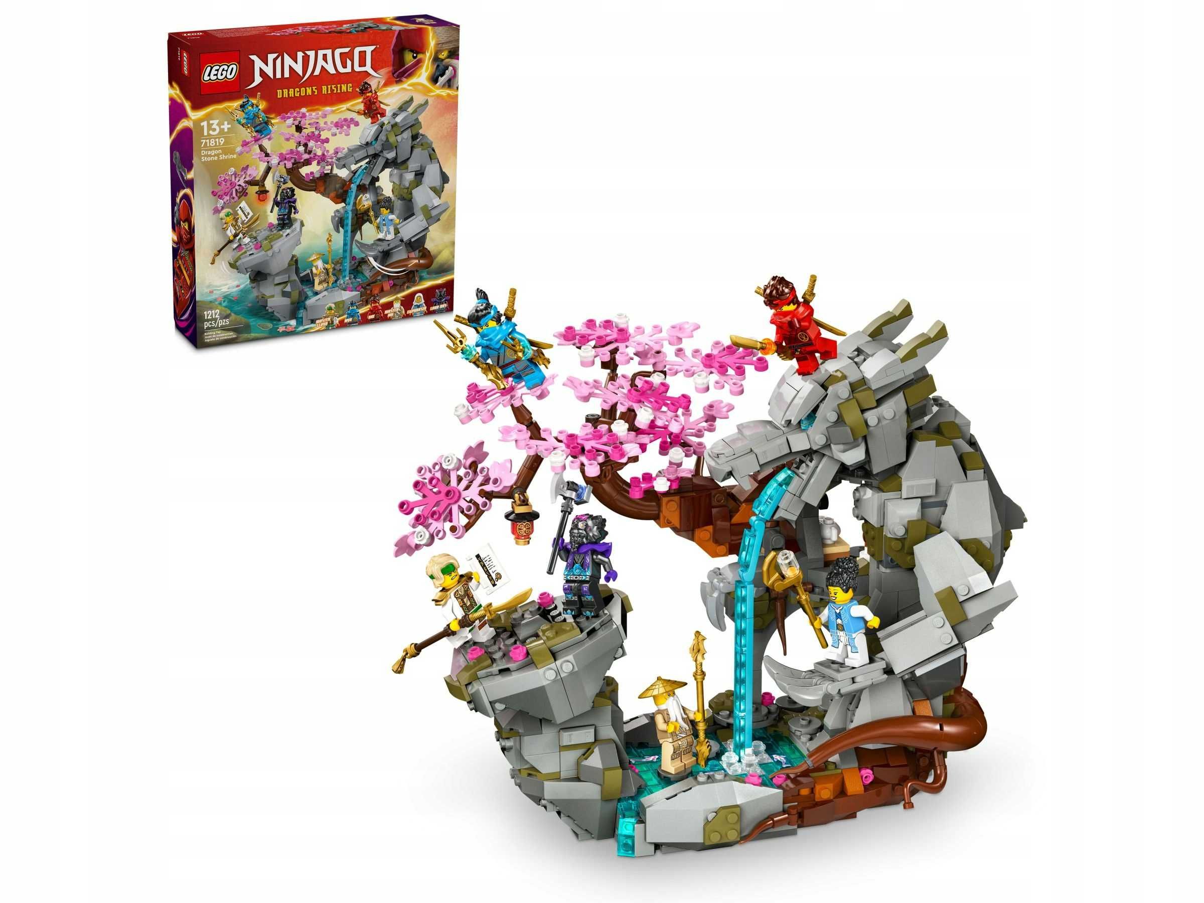 Zestaw klocków LEGO 71819 Ninjago - Świątynia Smoczego Kamienia NOWOŚĆ