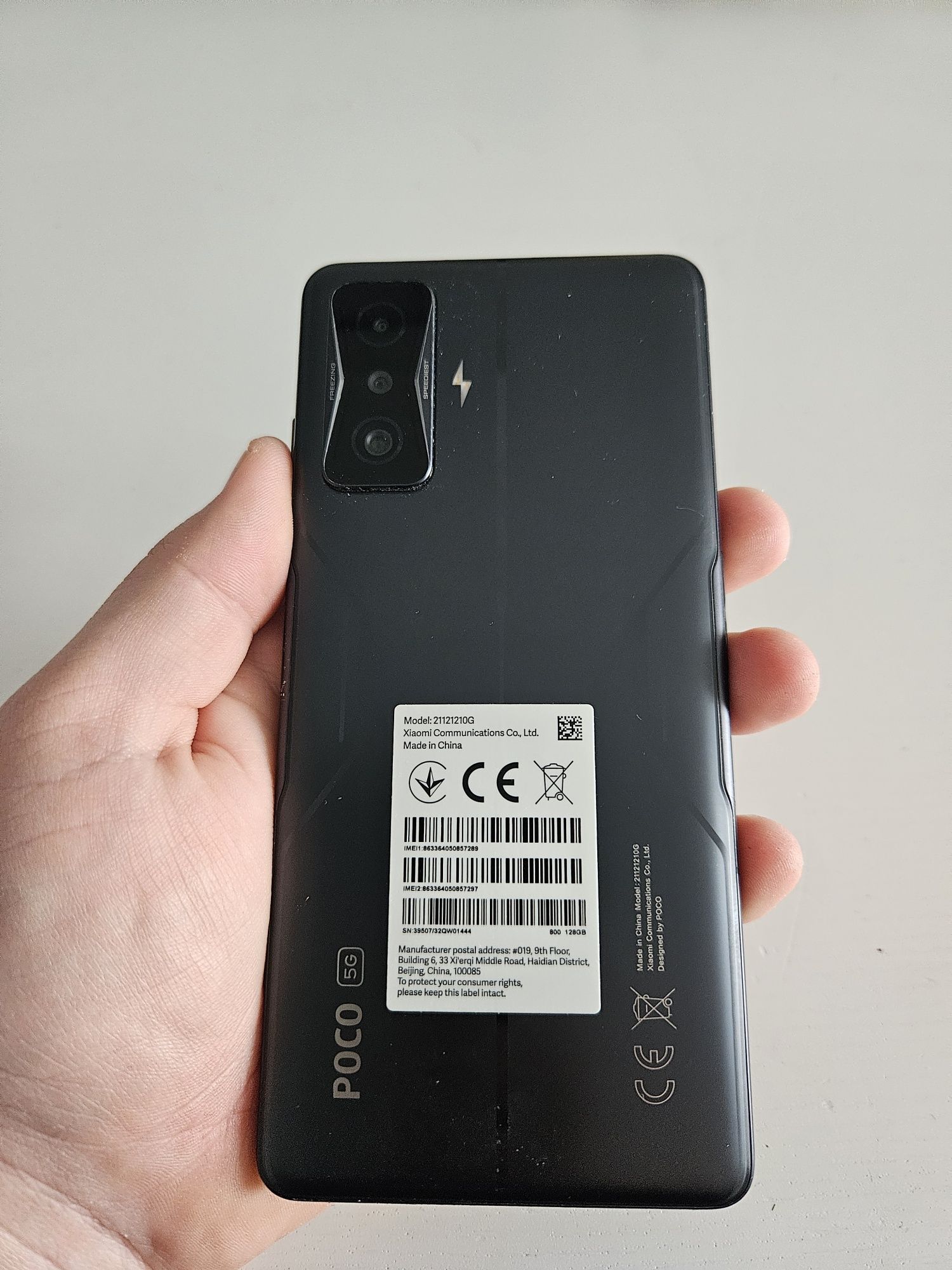 Telefon dla graczy Xiaomi POCO F4 GT 8/128 - używany / sprawny