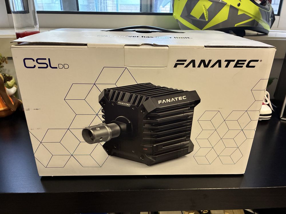 Fanatec CSL DD 8Nm como nova em caixa direct drive sim racing