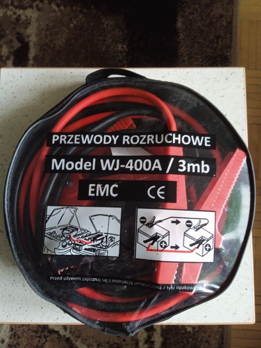 Nowe Przewody,Kable Rozruchowe 400A/3mb.