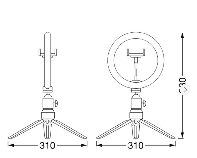 Світильник кільцевий Mobile Camera Light Ring