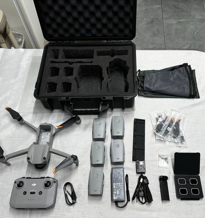 Дрон DJI Mavic Air 2, комплектація Fly More Combo додаткові АКБ, кейс