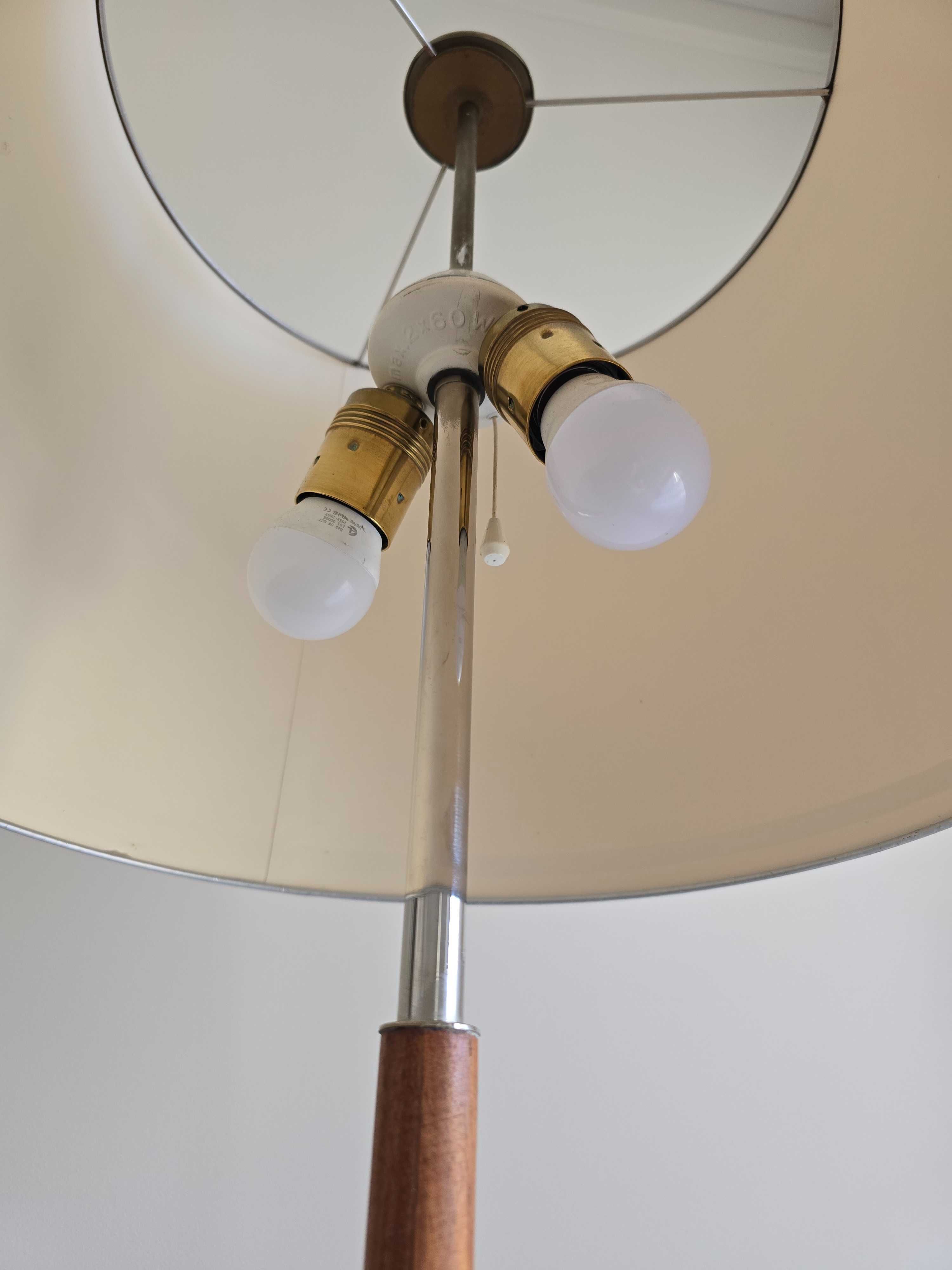 Duńska LAMPA podłogowa Mid Century Modern skandynawski design