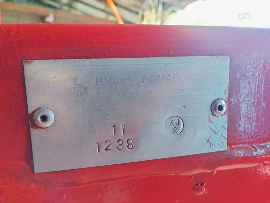 OKAZJA Pomarol z518 po remoncie jak nowa przewracarka - zgrabiarka do