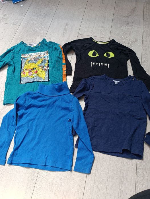 Bluzka longsleeve pokemon Pikachu next 98 fagottino golf kappahl zesta