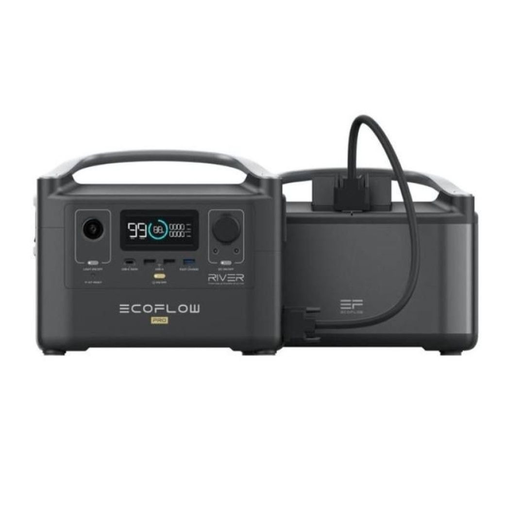 Комплект Ecoflow River Pro EU + Extra Battery - 1440Wh, 1800W