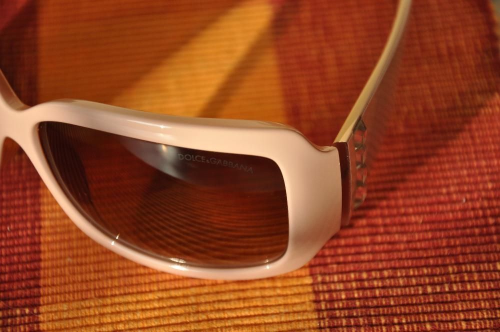 Oryginalne okulary przeciwsłoneczne damskie D&G kryształki swarovski