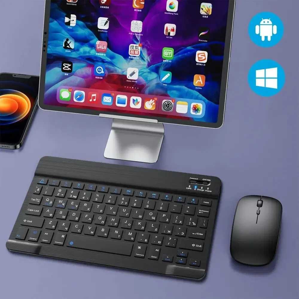 Клавиатура для телефона планшета Андроид iPhone iPad Bluetooth