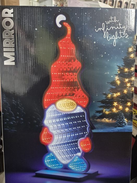 Lustro świąteczne z diodami LED, 45 cm