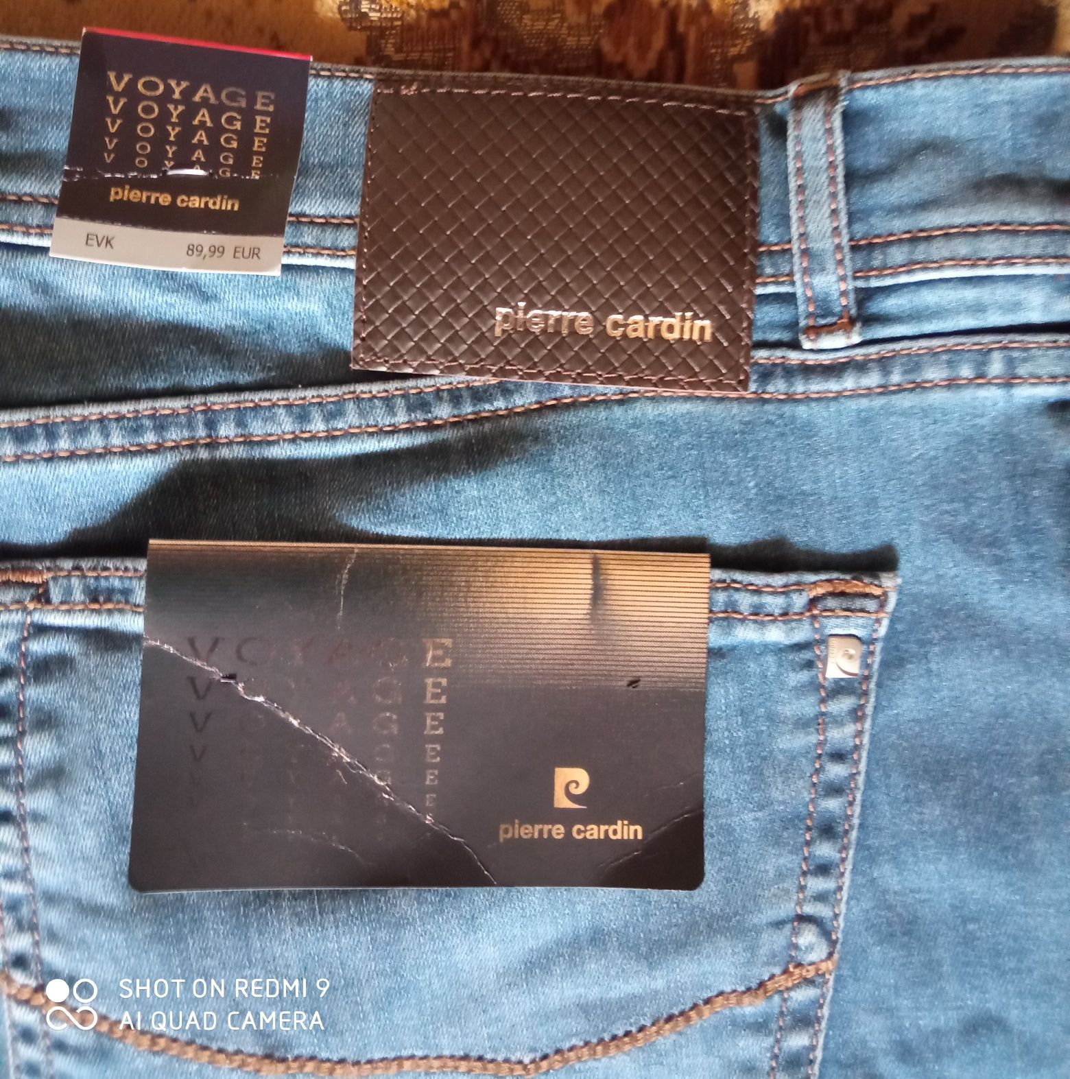 Nowe - JEANSY  Męskie - Pierre Cardin Fit / Pas 110 cm // W40/L30