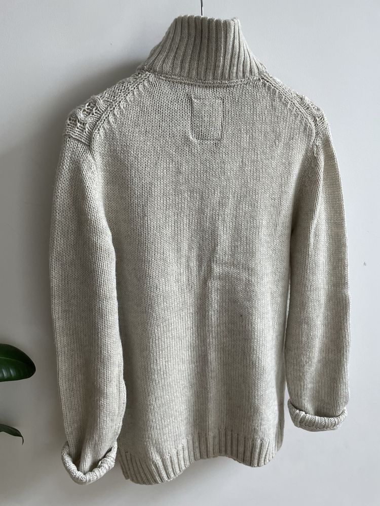 Męski elegancki sweter z zamkiem Westbury S M