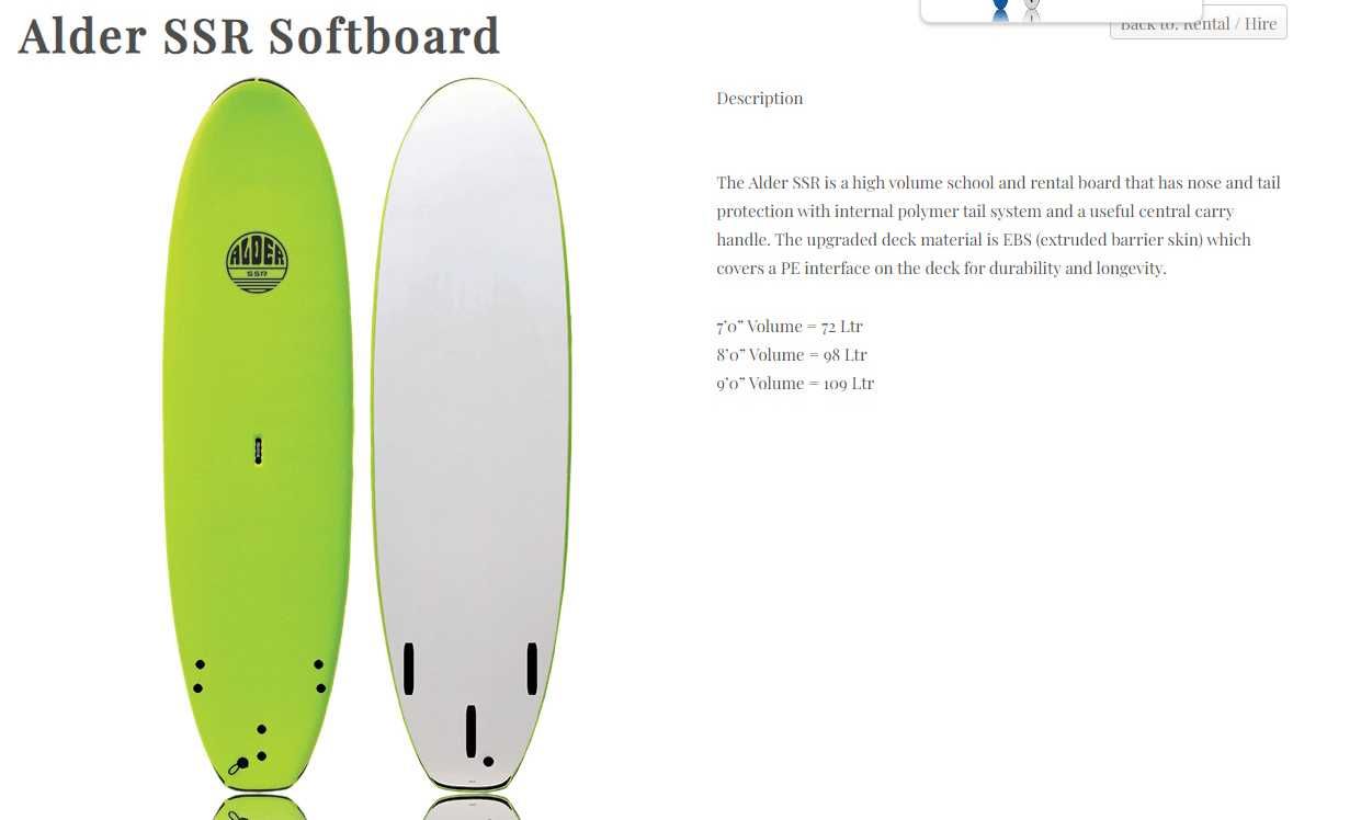 Prancha Surf Softboard Alder