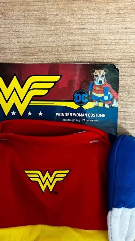 Ubranko kostium przebranie dla psa WonderWomen S