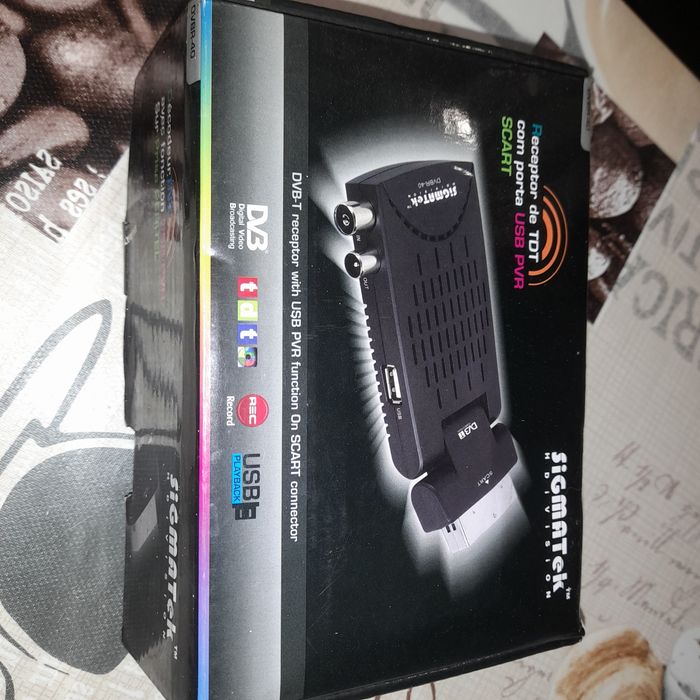 Receptor de TDT com porta USB