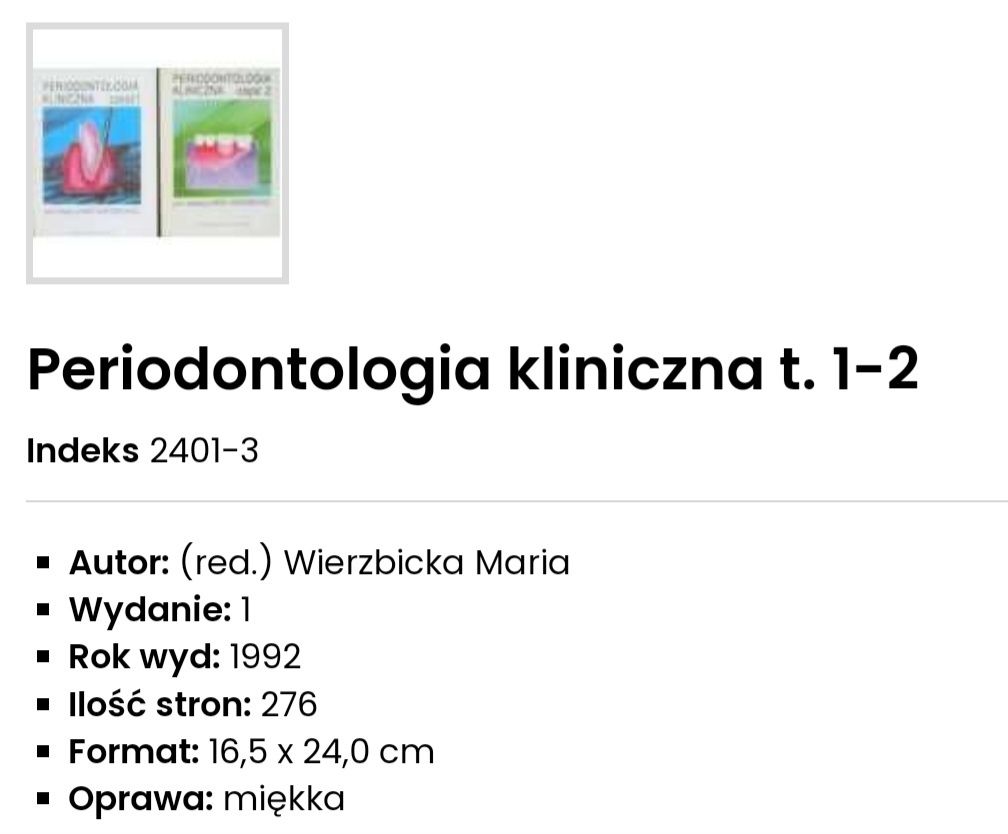 Periodontologia kliniczna cz.2