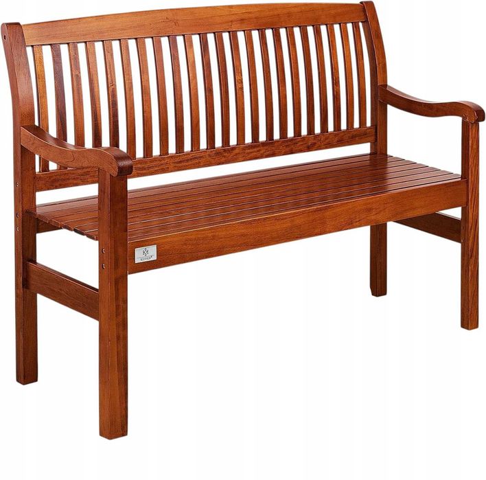 Ławka ogrodowa drewniana 125 cm dla 2–3 osób 225 kg KESSER