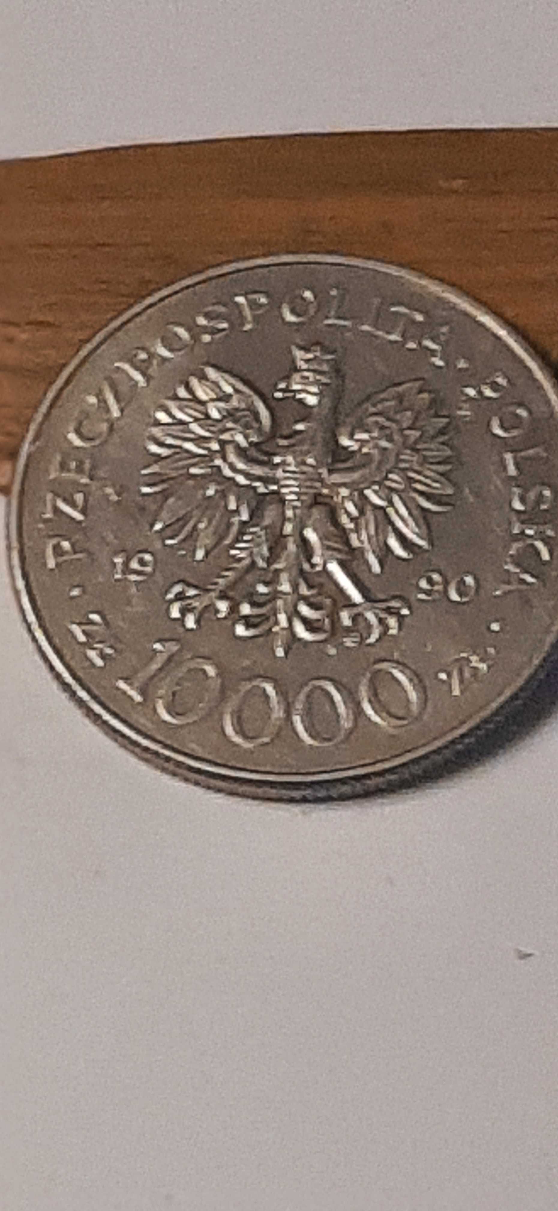 Moneta R.P Solidarność 10000 zł z 1990r.