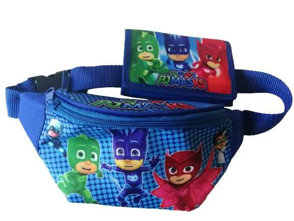 Saszetka Nerka PJ MASKS PIDŻAMERSI + Portfel na Prezent NOWE komplety