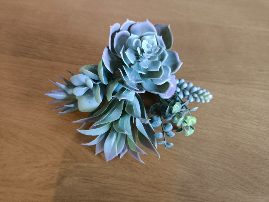 Sztuczne kwiaty sukulenty jak żywe