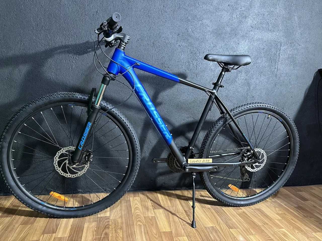 Гірський алюмінієвий велосипед Crosser MT041 27-29 гідравліка 19,21