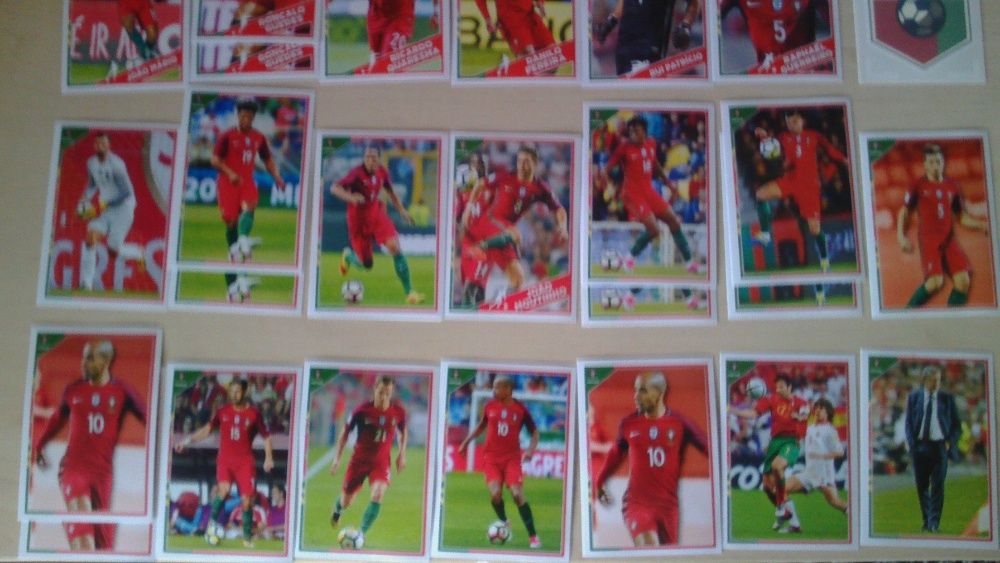 75 Cromos de Futebol Continente 2018