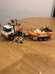 Lego City 7726 Samochód straży przybrzeżnej z motorówką 2008