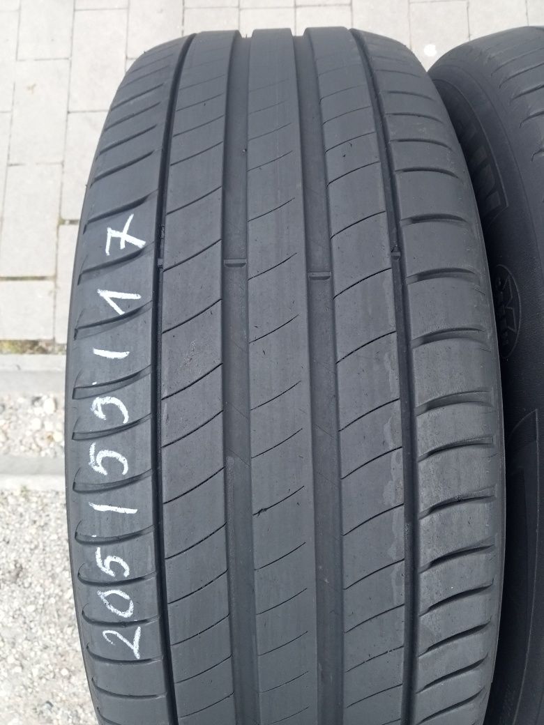 2x Opony Używane Letnie 205/55R17 Michelin