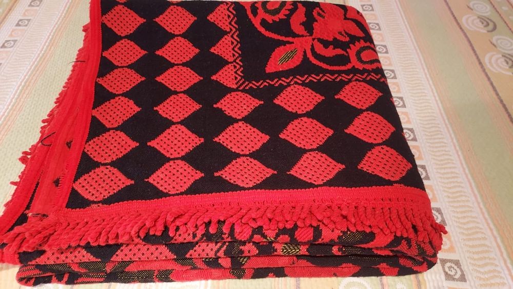 Coberta vermelha lã (industrial)