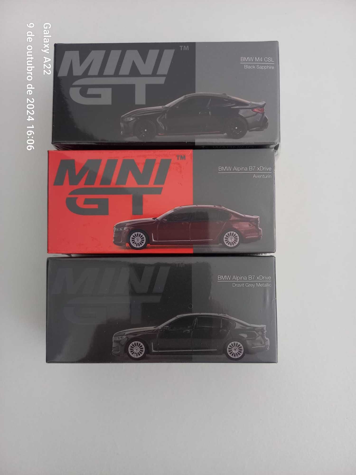 Mini GT 1/64 Miniaturas Colecionáveis Diecast - Varios Modelos