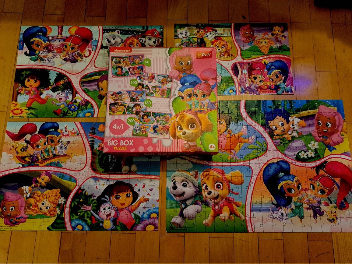 Puzzle BIG BOX 4w1