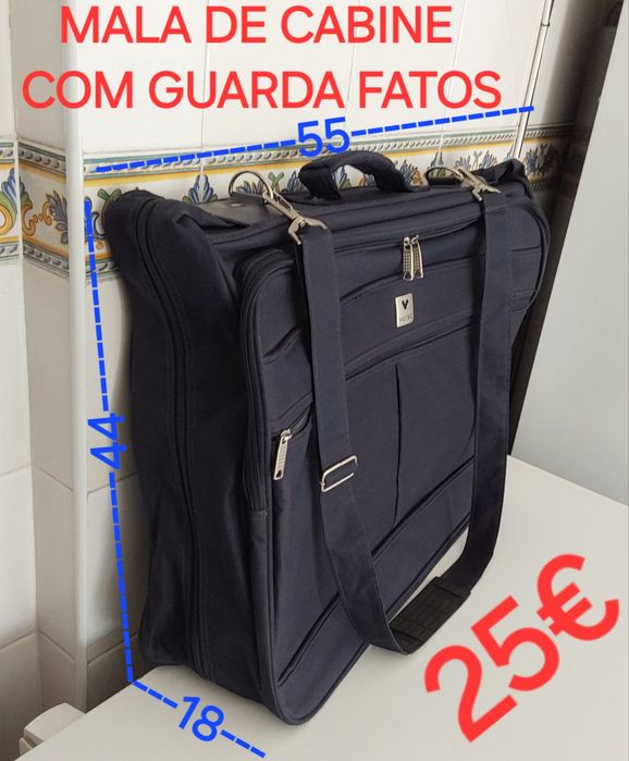 MALA DE VIAGEM DE CABINE COM GUARDA FATOS. Viagens,Passeio,Mudanças.