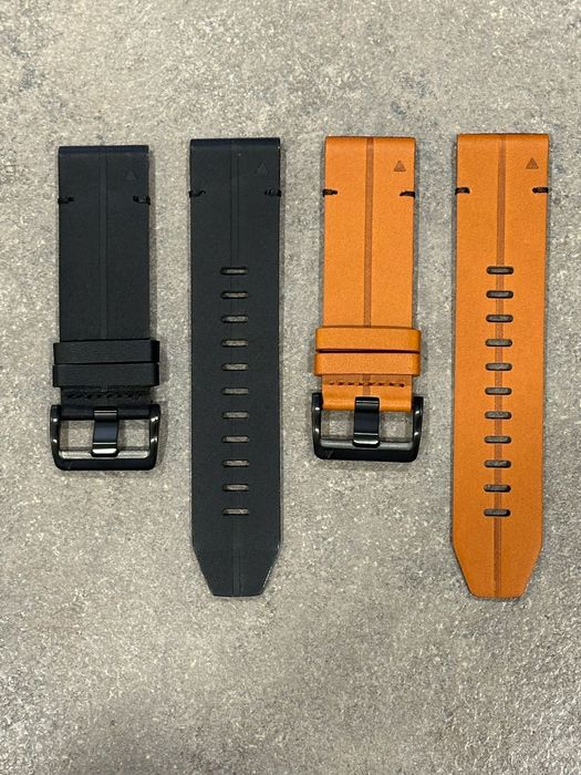 Шкіряний ремінець для Garmin Fenix, Forerunner, MARQ 22/26 мм