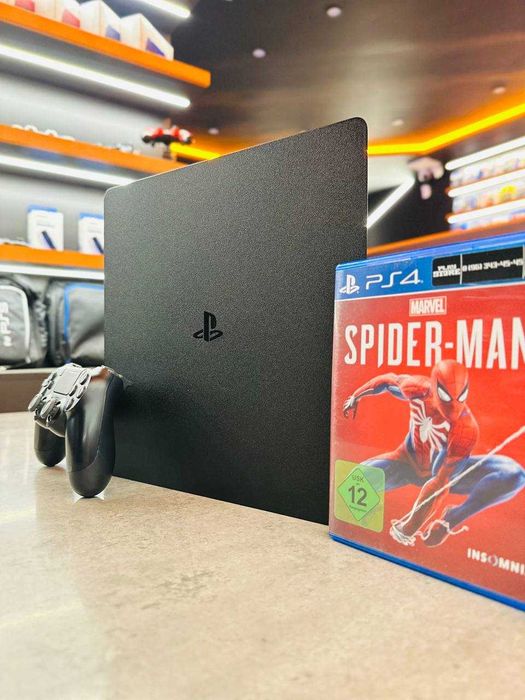 Комплект Sony PlayStation 4 Slim 1tb та гра Spider-Man з гарантією!