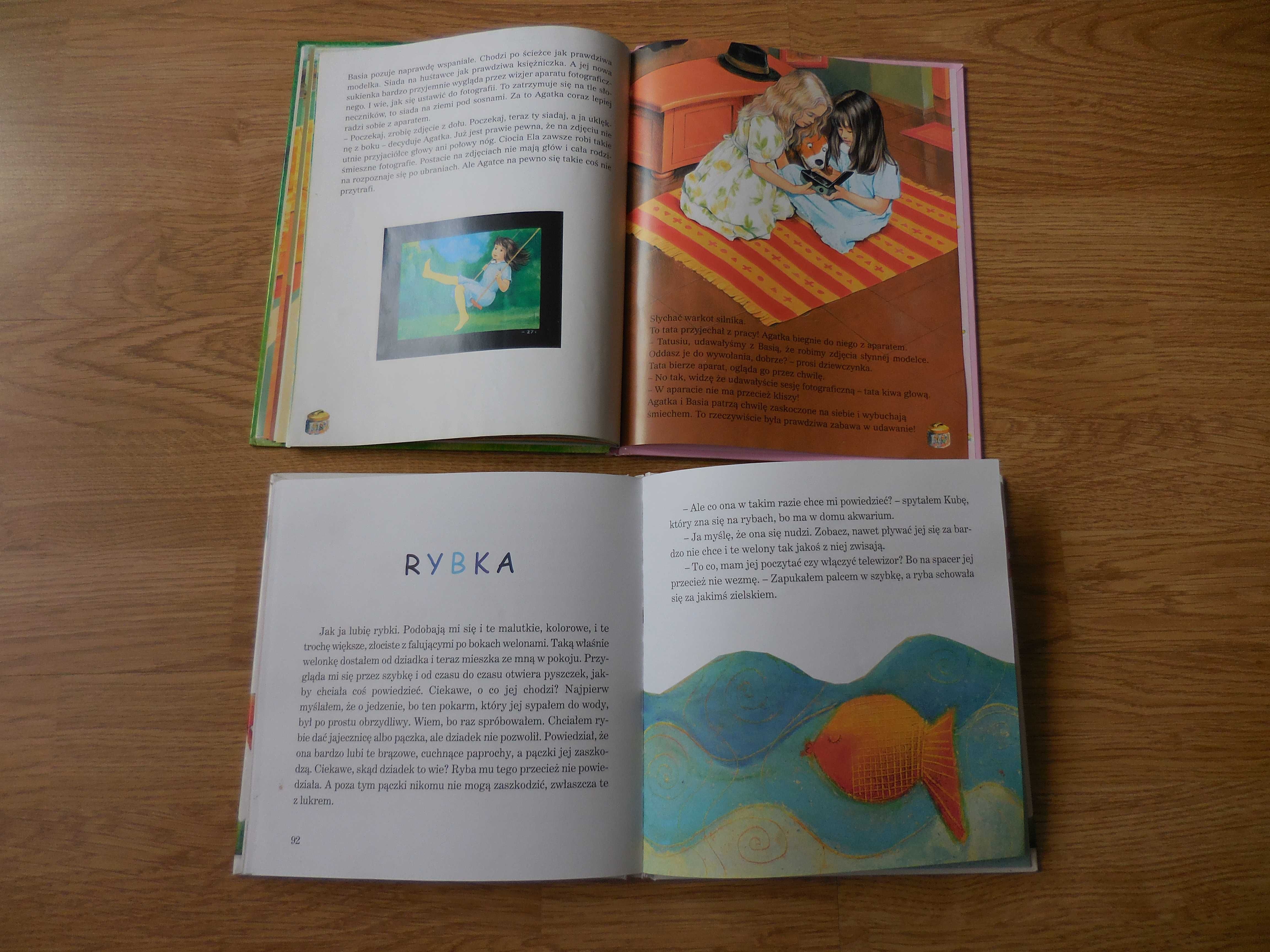 2 książki dla dzieci- Agatka - Piegowate opowiadania