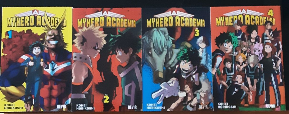 Manga MY HERO ACADEMIA (Volumes 1 / 2 / 3 / 4)